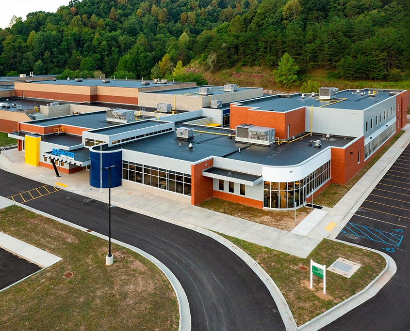 Spencer Middle School Roane County, WV Roof