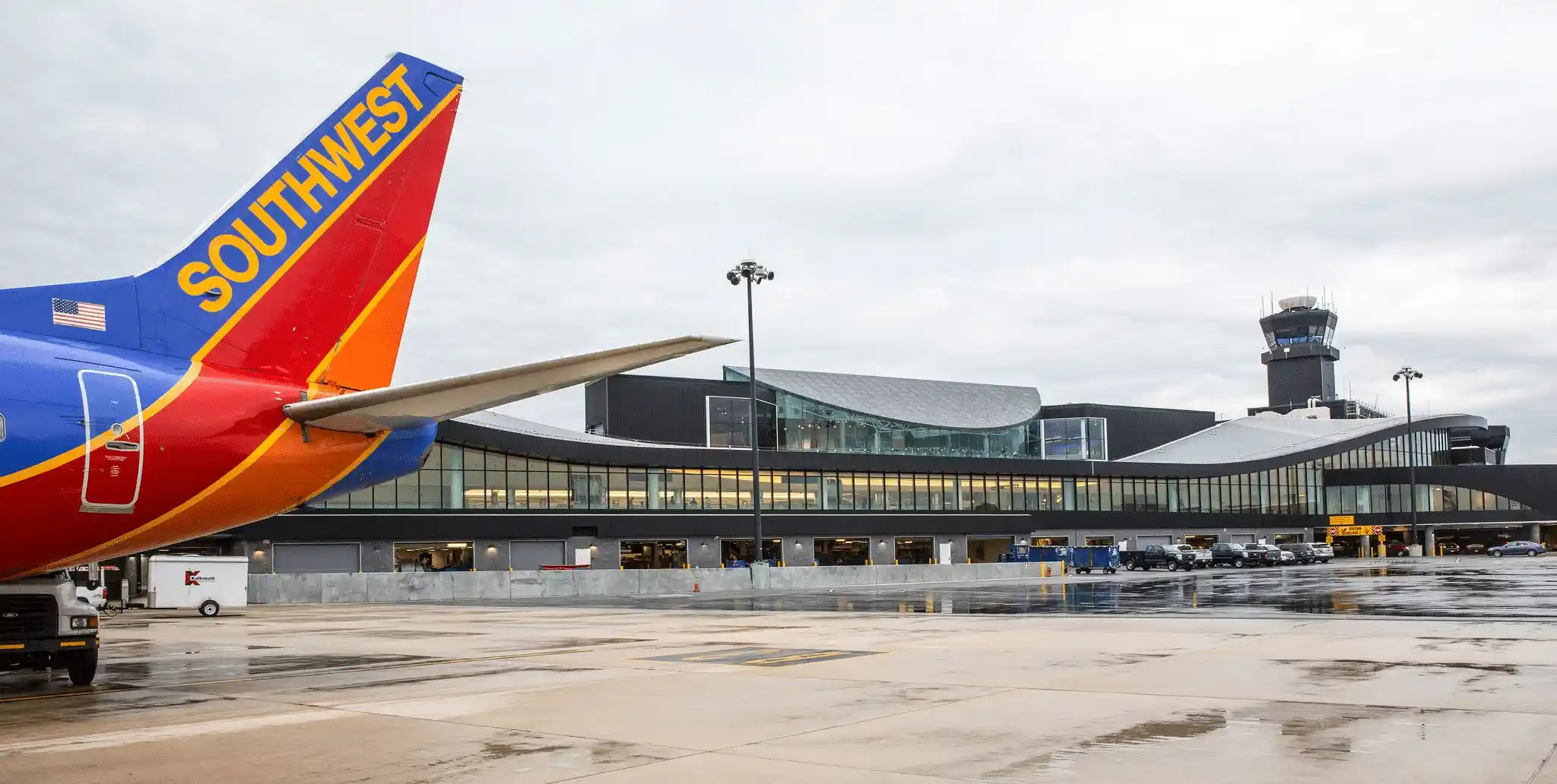 Southwest gate at an airport
