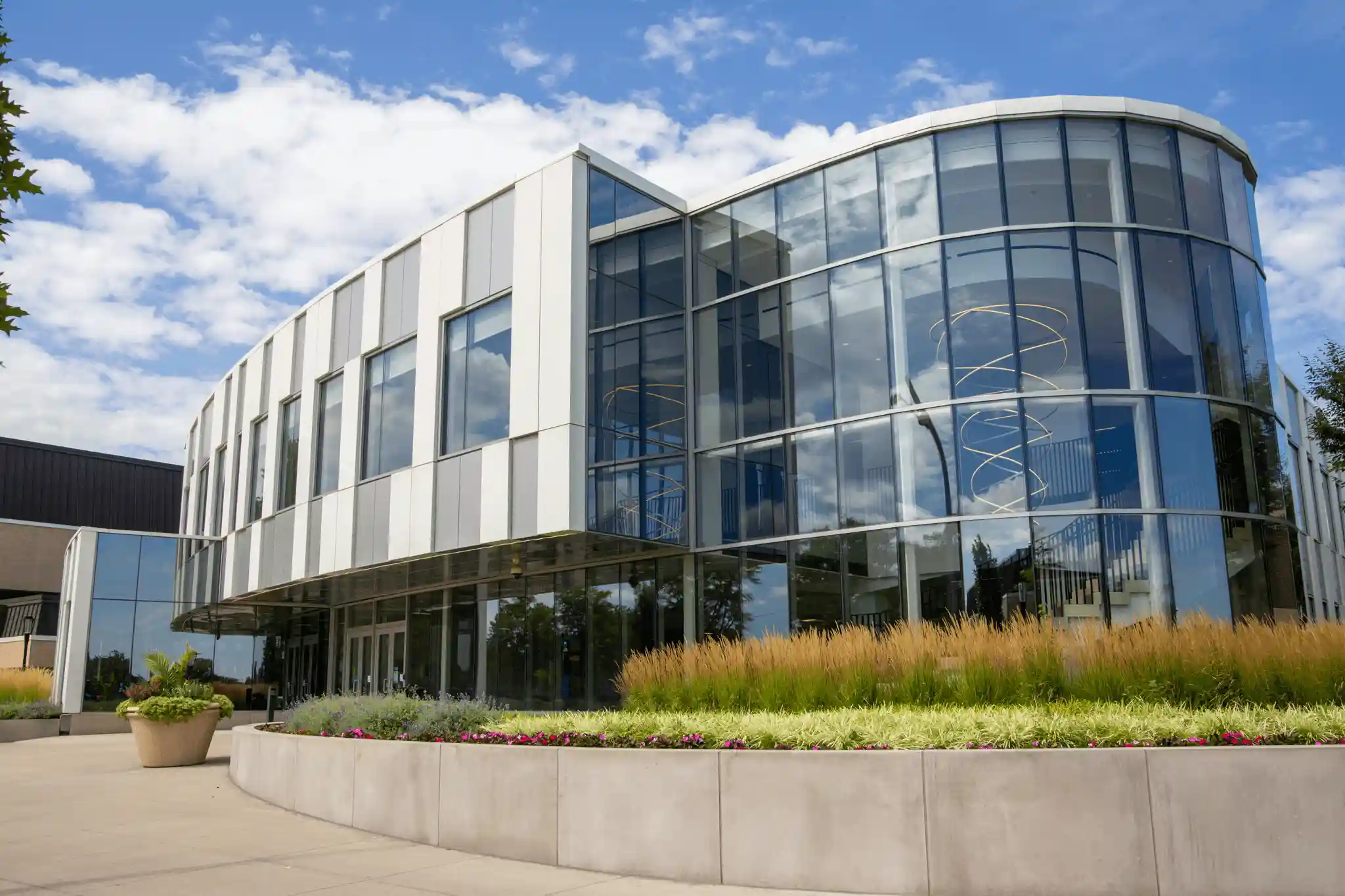Large Glass Building
