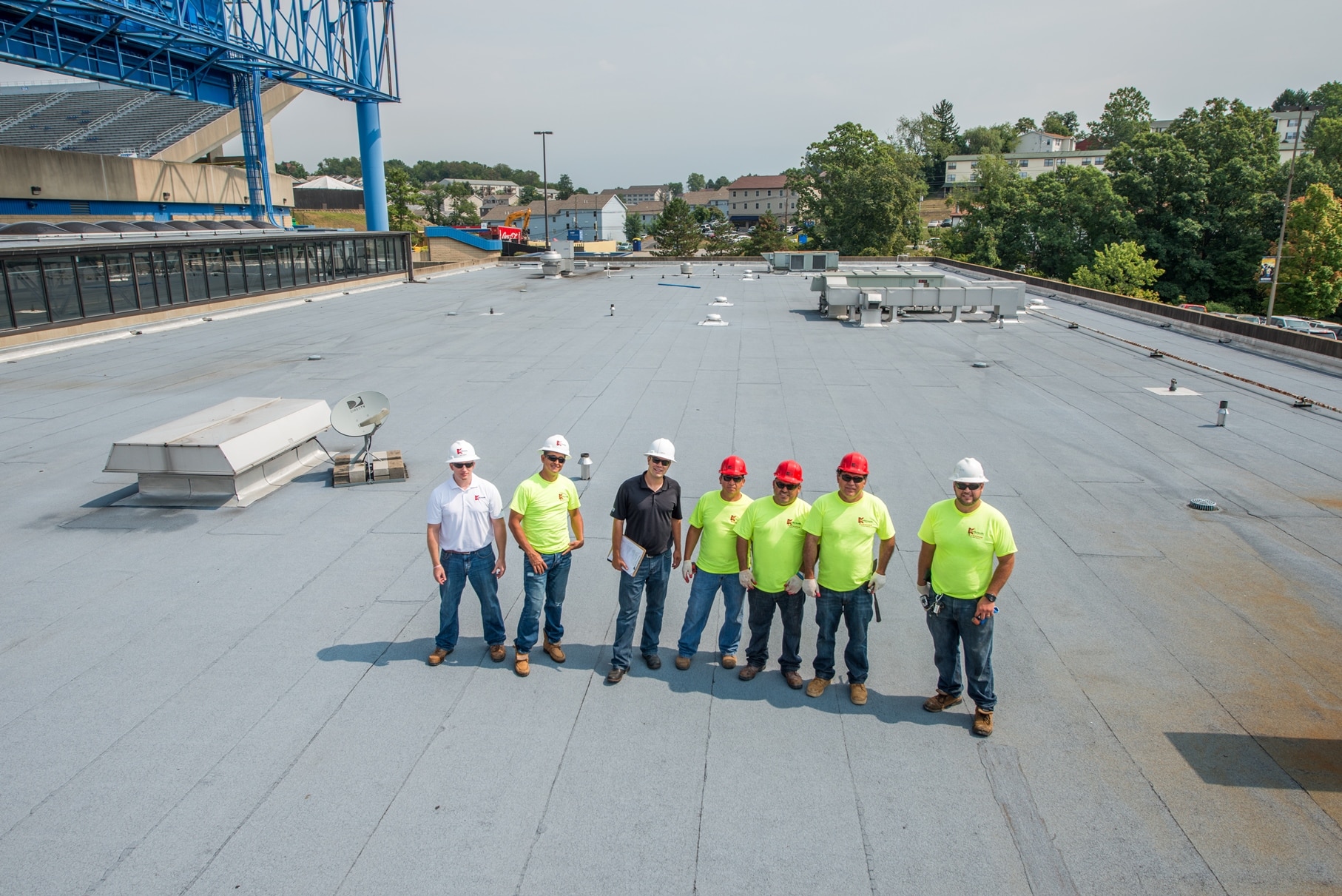 Kalkreuth Team on a Commercial Roof